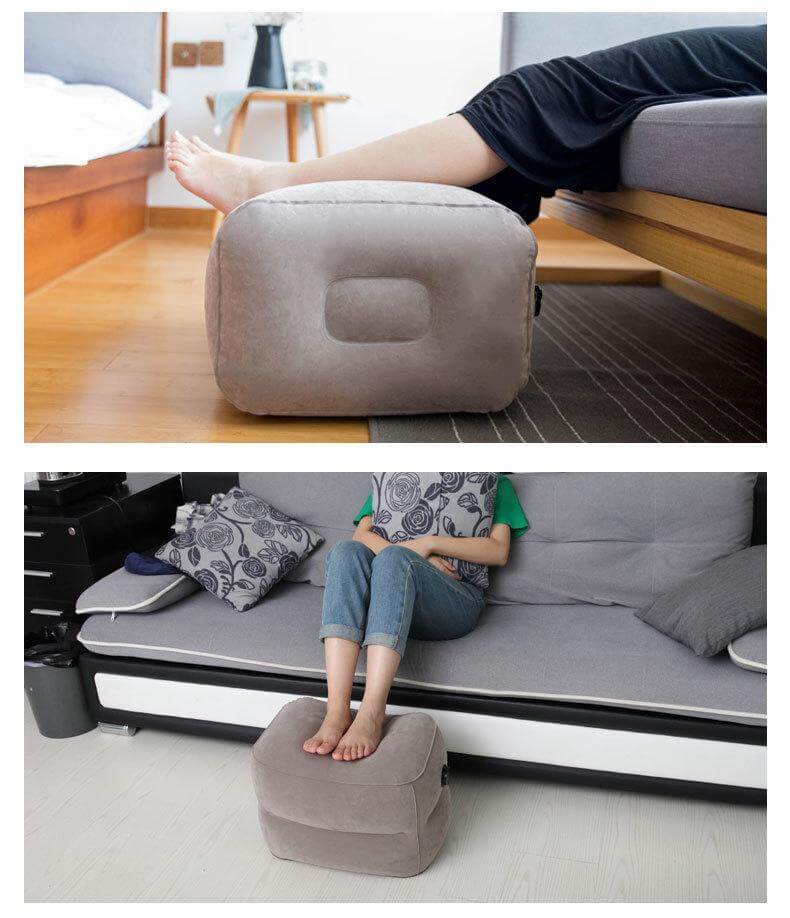 Maliben | Folding Footrest Large Valve Travel Inflatable Pillow