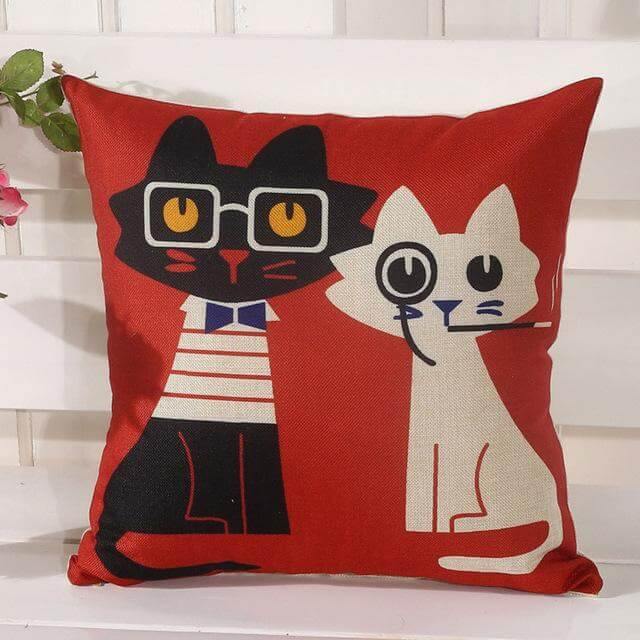 Maliben | Cat Pattern High Quality Pillow Cases