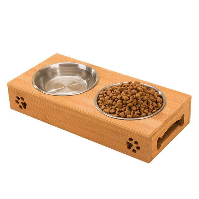 Maliben | Wooden Pet Food Bowl