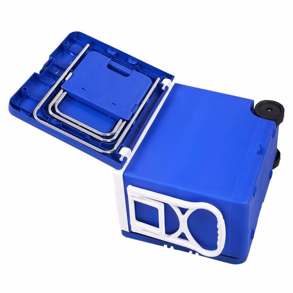 Maliben | Multi Function Foldable Rolling Cooler Box Picnic Camping Outdoor Furniture Set