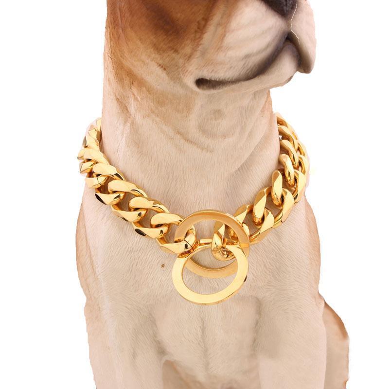 Maliben | Big Hip Hop Chains Dog Collar 15mm