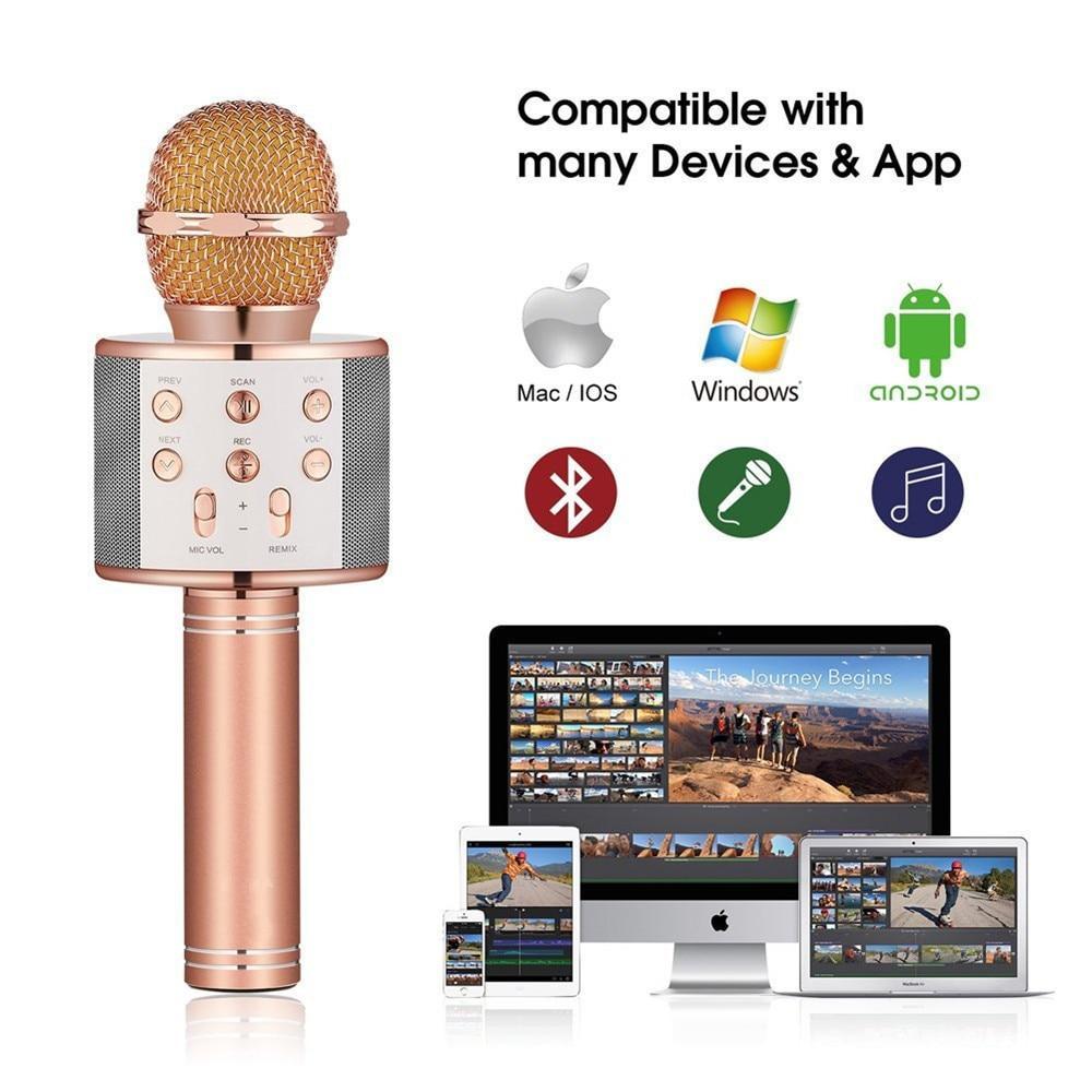 Maliben | Wireless Magic Karaoke Microphone – Bluetooth Karaoke Microphone