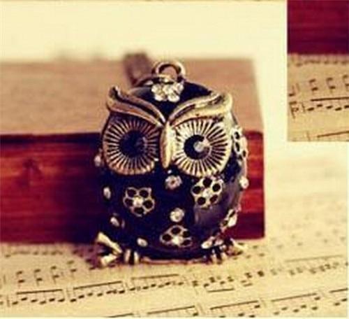 Maliben | Women Sweater Owl Chain Necklace