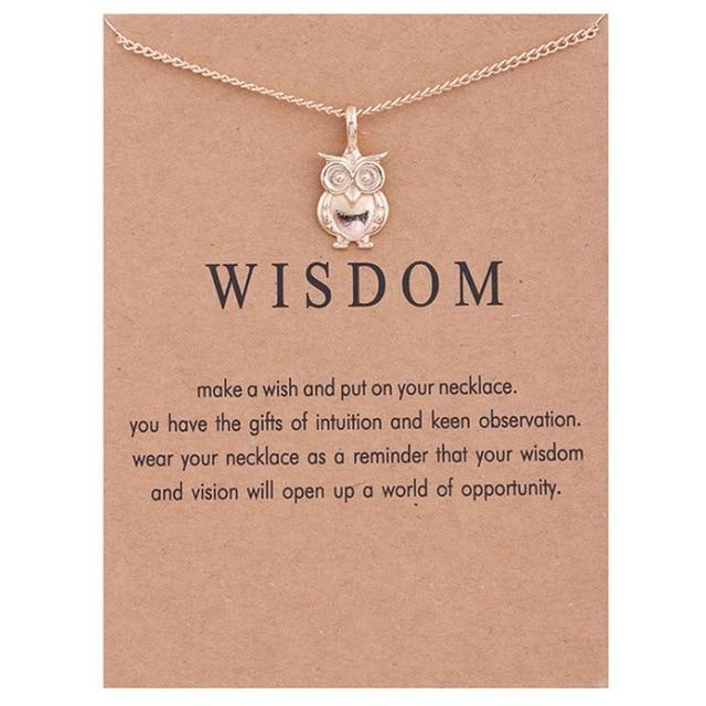 Maliben | Women Sweater Owl Chain Necklace