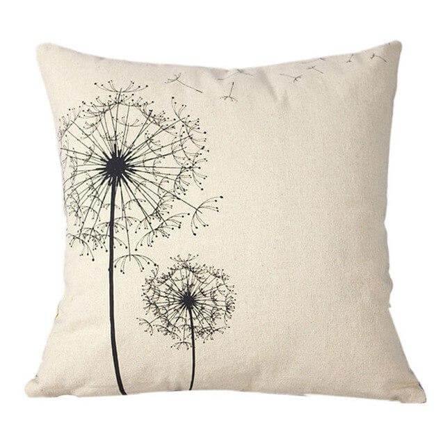 Maliben | Geometry, Dandelion Cotton Cute Pillow Cases