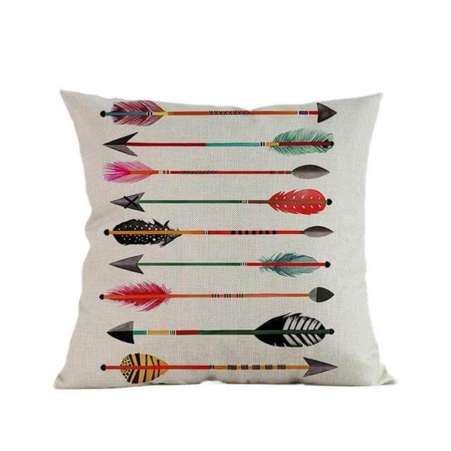 Maliben | Geometric Symbols Decorative Home Pillow Cases