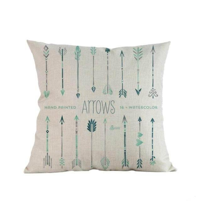 Maliben | Geometric Symbols Decorative Home Pillow Cases