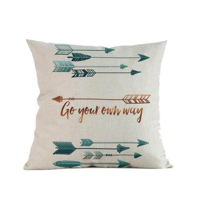 Maliben | Geometric Symbols Decorative Home Pillow Cases