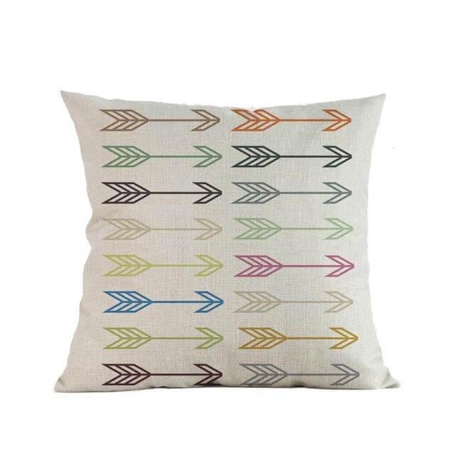 Maliben | Geometric Symbols Decorative Home Pillow Cases