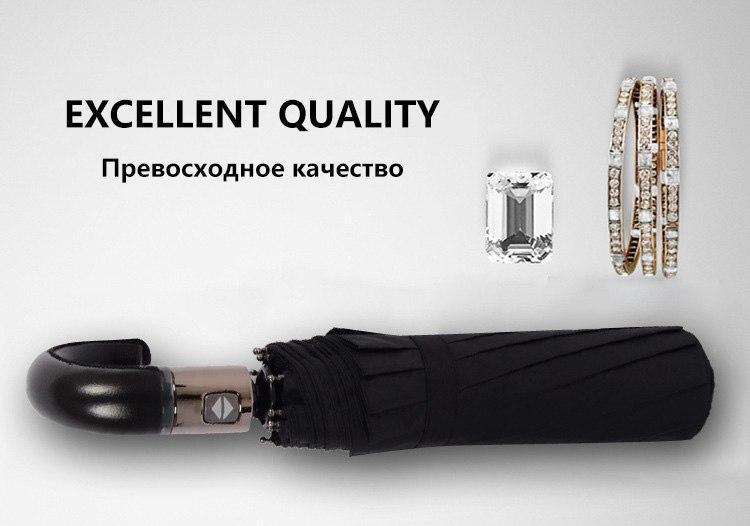 Maliben | Premium Classic English Style Automatic Umbrella Wind Resistant