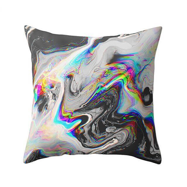 Maliben | Marble Look Printed Home Pillow Cases