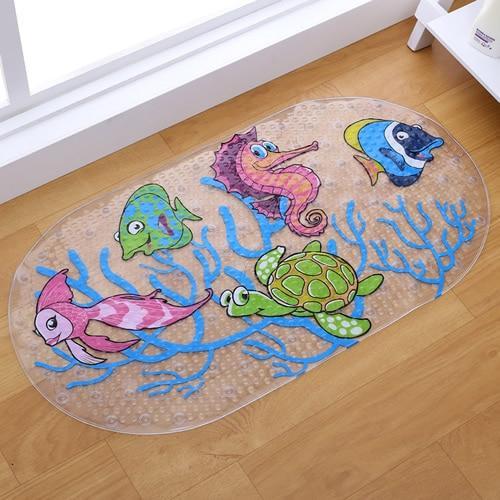 Maliben | Cute Cartoon Anti-Slip Pvc Bath Mats With Sucker For Baby