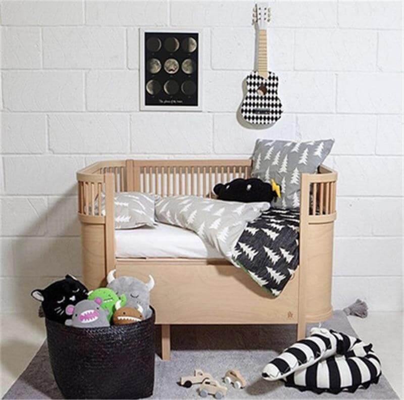 Maliben | New Combination Cotton Crib Crocodile/House Pillow For Baby