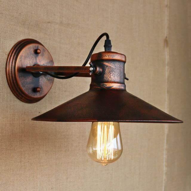 Maliben | Retro Vintage Loft Style Head Wall Lamps