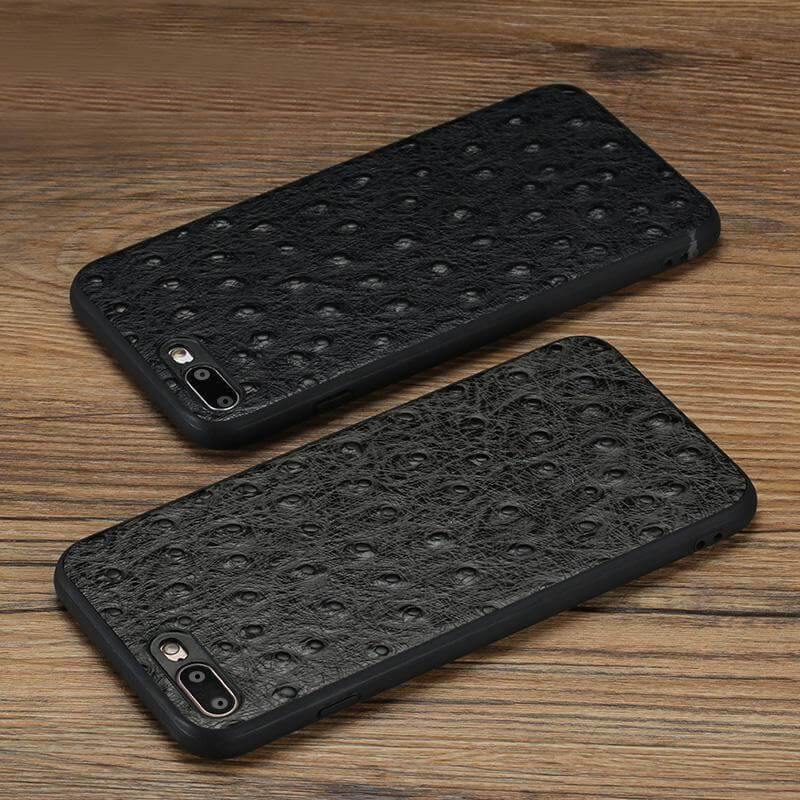 Maliben | Genuine Leather Ostrich Skin Texture Iphone Cases