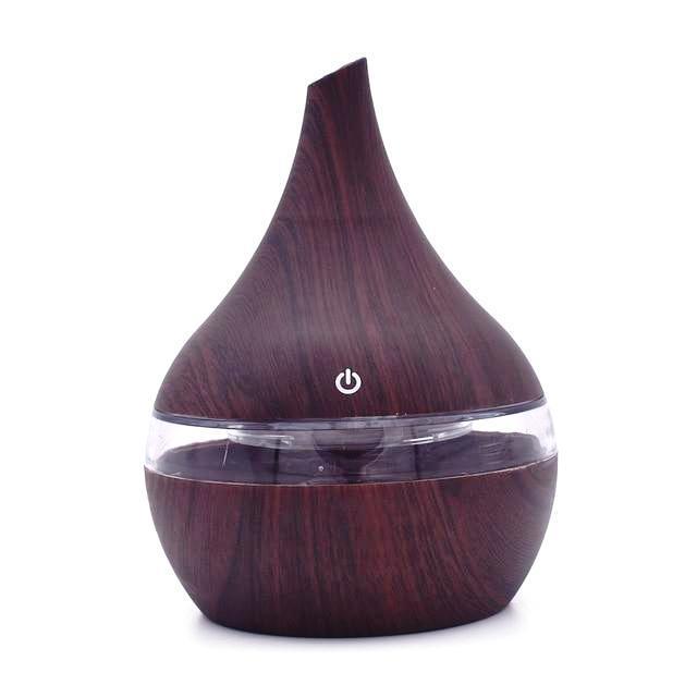 Maliben | Wood Grain Electric Air Humidifier Ultrasonic Essential Oil Diffuser