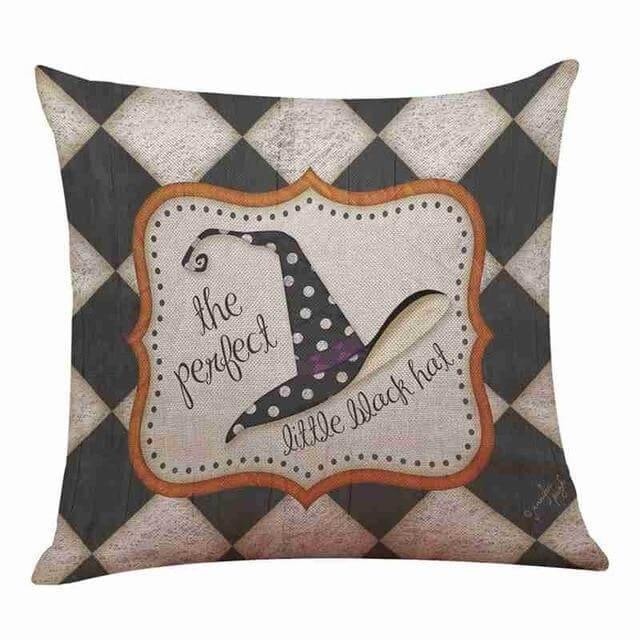 Maliben | Cotton Comfy Pumpkin Printed Halloween Pillow Cases