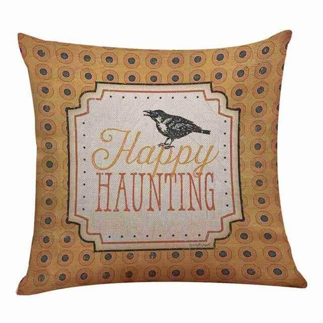 Maliben | Cotton Comfy Pumpkin Printed Halloween Pillow Cases