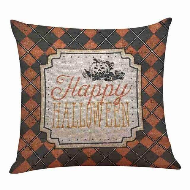 Maliben | Cotton Comfy Pumpkin Printed Halloween Pillow Cases