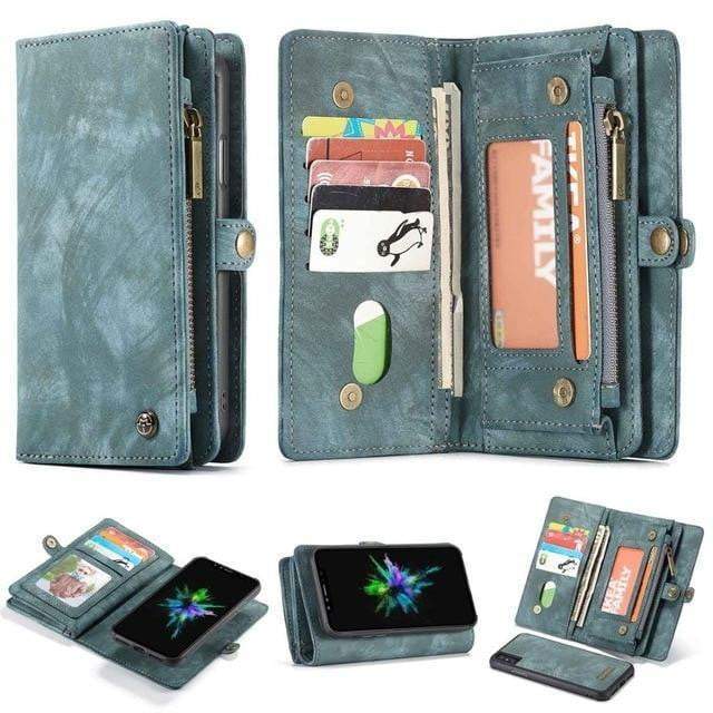 Maliben | Detachable Genuine Leather Magnetic Flip Cover Phone Case