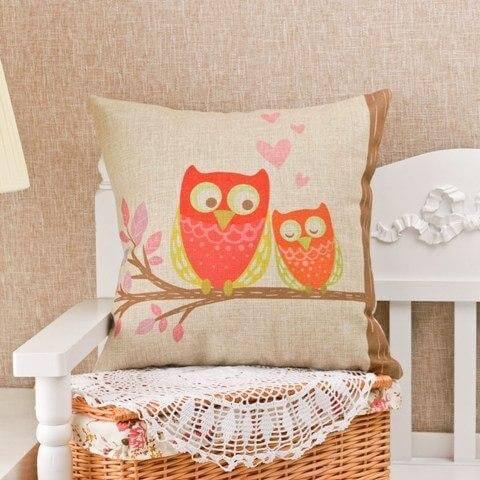 Maliben | Bird Pattern Decorative Home Pillow Cases