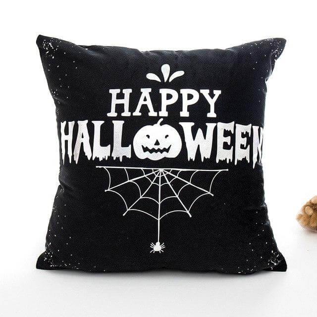 Maliben | Black And White Halloween Pillow Cases