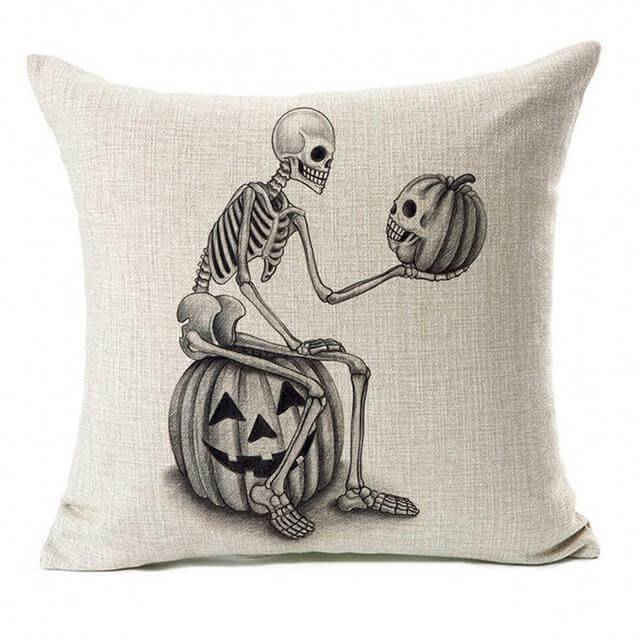 Maliben | Skeleton Halloween Pillow Cases