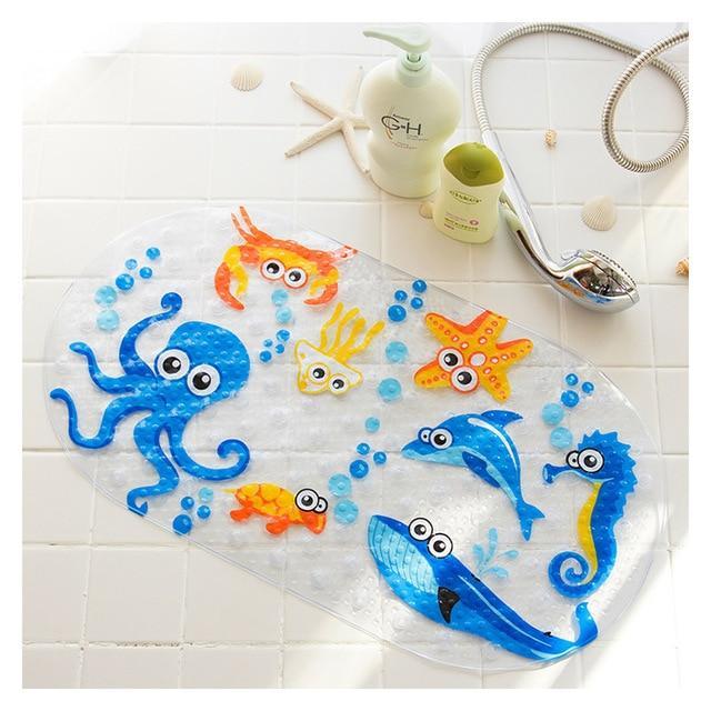 Maliben | Cute Cartoon Anti-Slip Pvc Bath Mats With Sucker For Baby