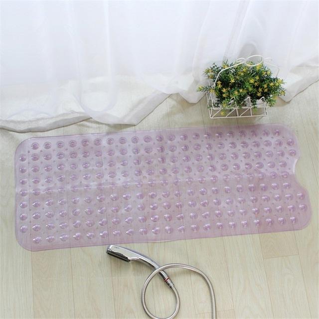 Maliben | Anti-Skid Bath Mat Soft Bathroom Massage Mat Suction Cup Non-Slip Bathtub Carpet
