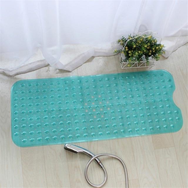 Maliben | Anti-Skid Bath Mat Soft Bathroom Massage Mat Suction Cup Non-Slip Bathtub Carpet