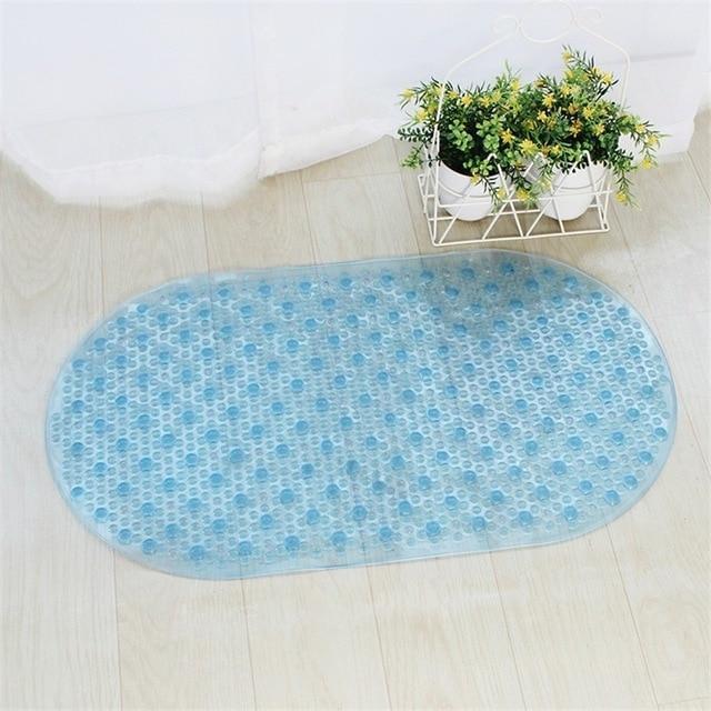 Maliben | Anti-Skid Bath Mat Soft Bathroom Massage Mat Suction Cup Non-Slip Bathtub Carpet