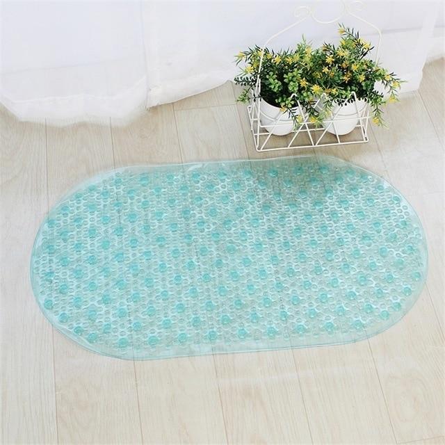 Maliben | Anti-Skid Bath Mat Soft Bathroom Massage Mat Suction Cup Non-Slip Bathtub Carpet