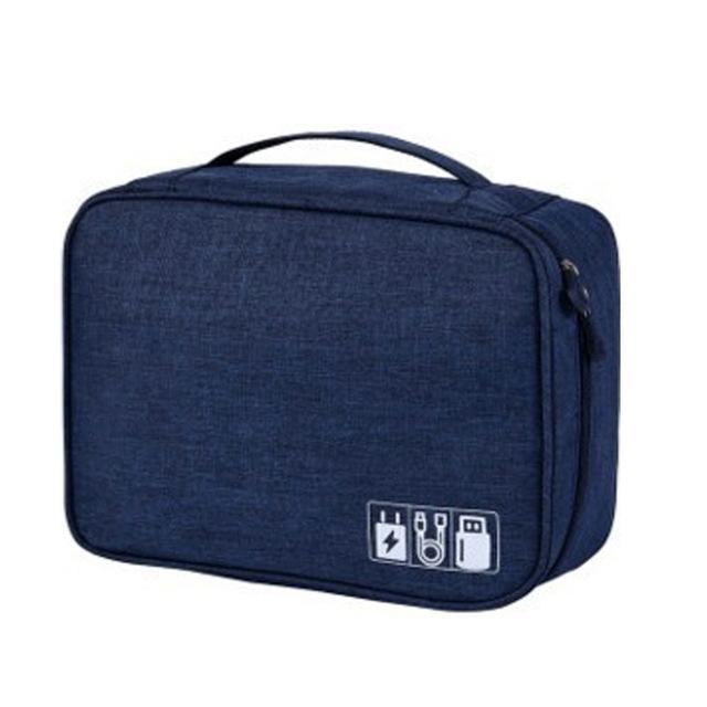 Maliben | Wobag New Polyester Mens Travel Electronic Accessories Travel Bag Organizer For Date Line Sd Card Usb Cable Digital Device Bag