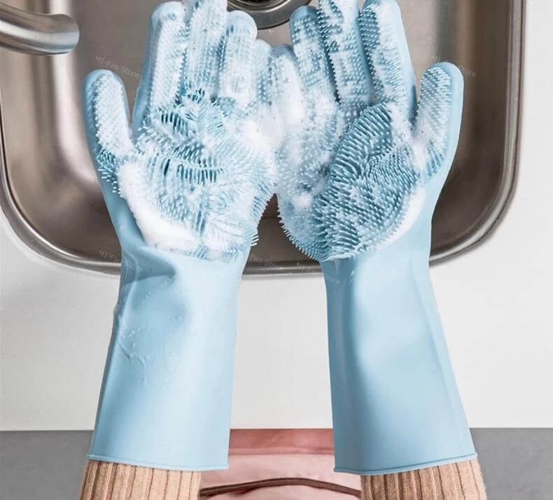 Maliben | Non-Slip Magic Silicone Cleaning Gloves
