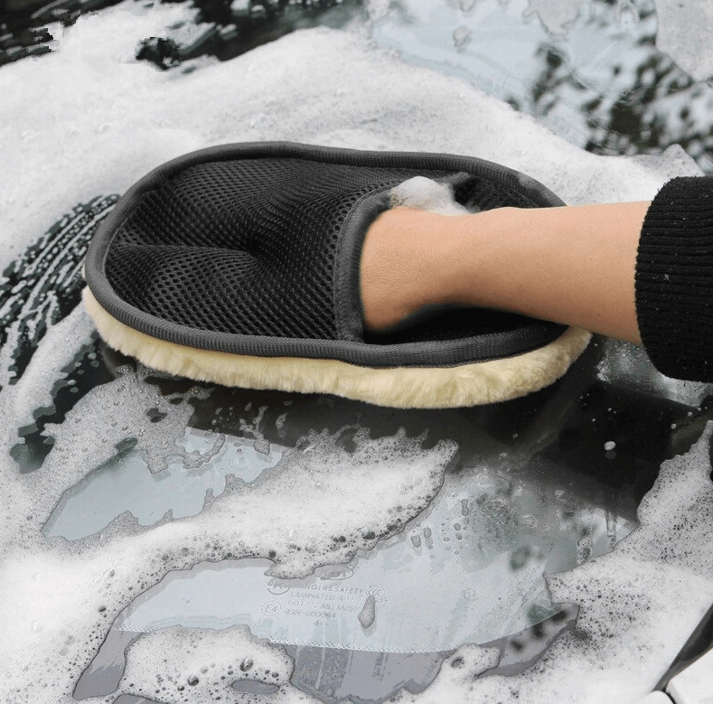 Maliben | Soft Wool Car Microfiber Cleaning Gloves
