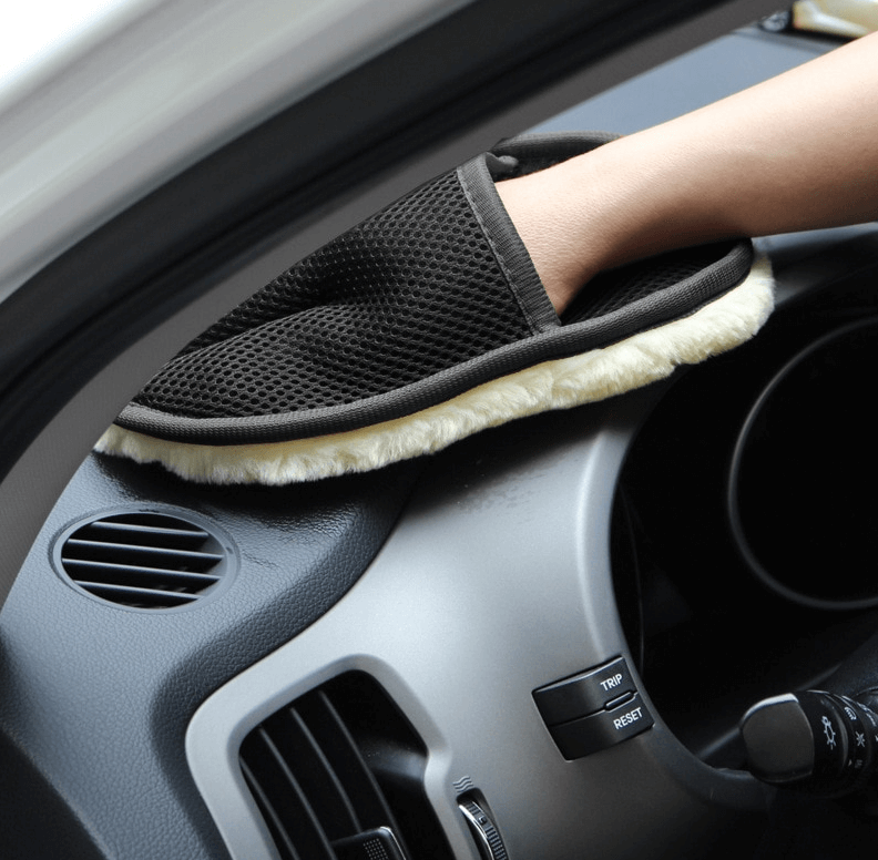 Maliben | Soft Wool Car Microfiber Cleaning Gloves
