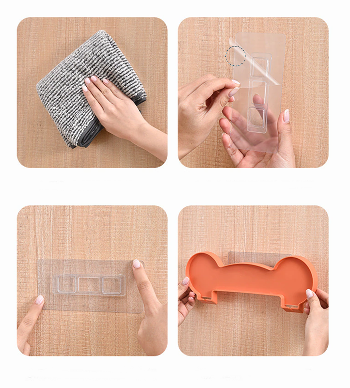 Maliben | Self-Adhesive Stackable Wall Cloth Organizer Shelf