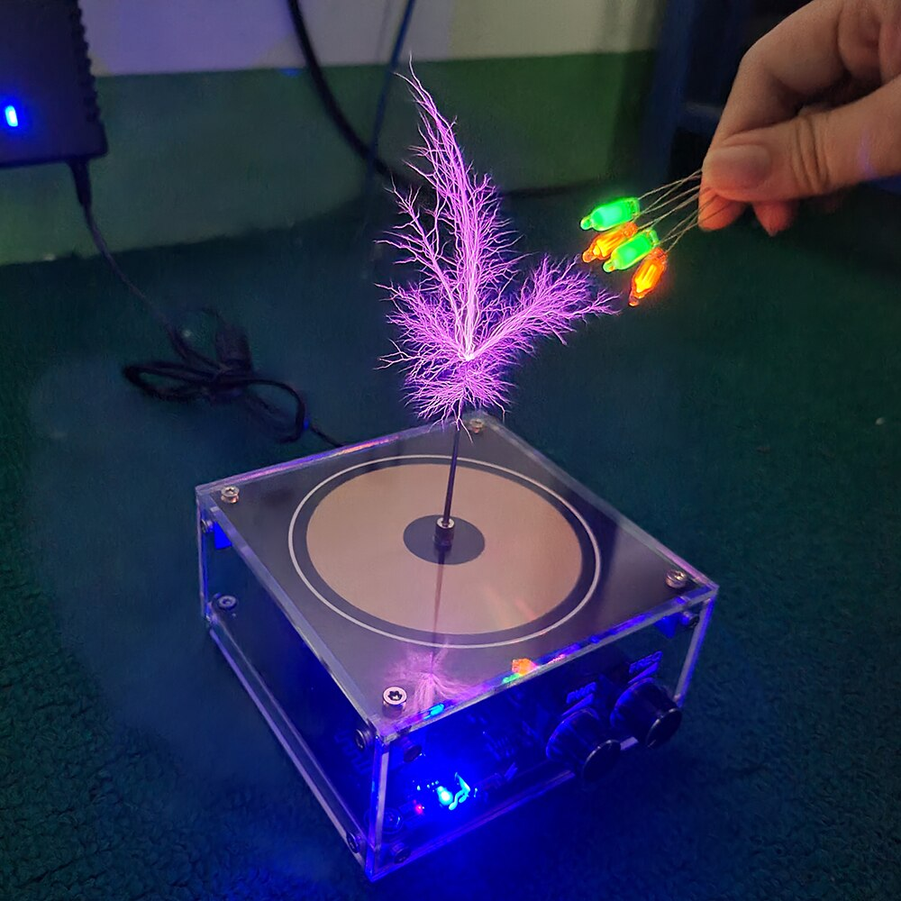 Maliben | Wireless Tesla Coil High-Frequency Lighting Speaker