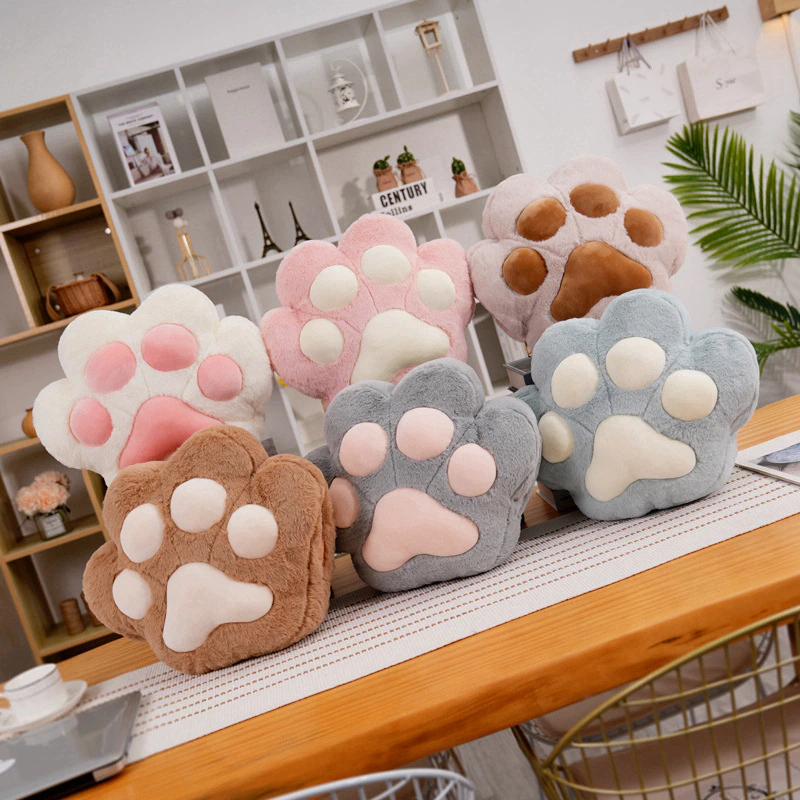 Maliben | Fluffy Bear Paw Hand Warmer Pillow