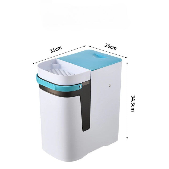 Maliben | 2in1 Dry & Wet Storage Easy Trash Can