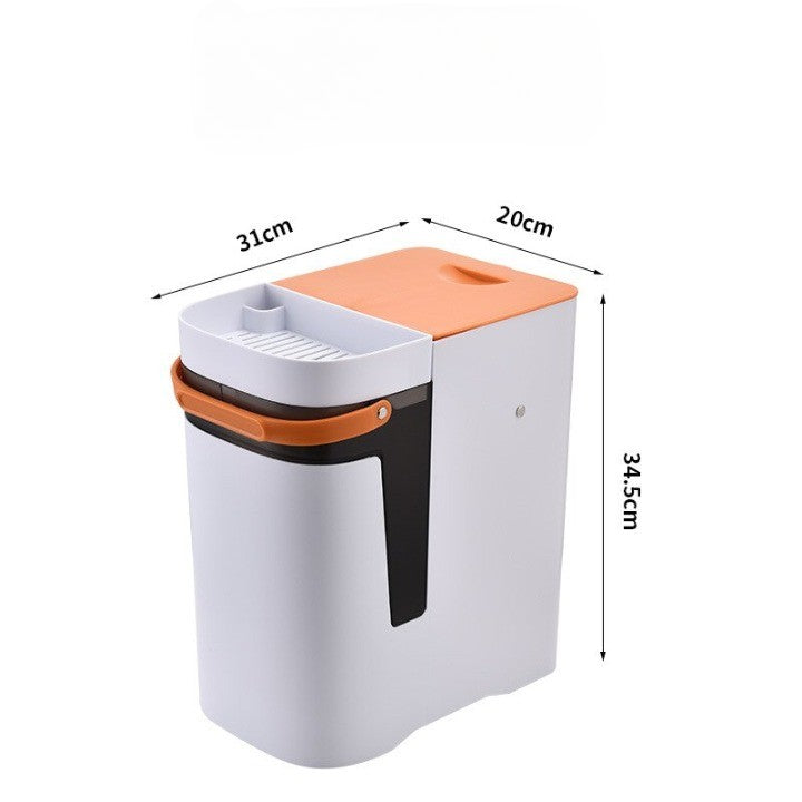 Maliben | 2in1 Dry & Wet Storage Easy Trash Can