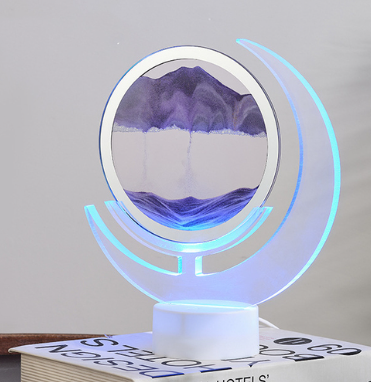Maliben | Sand Serenity Moon Shape Night Light