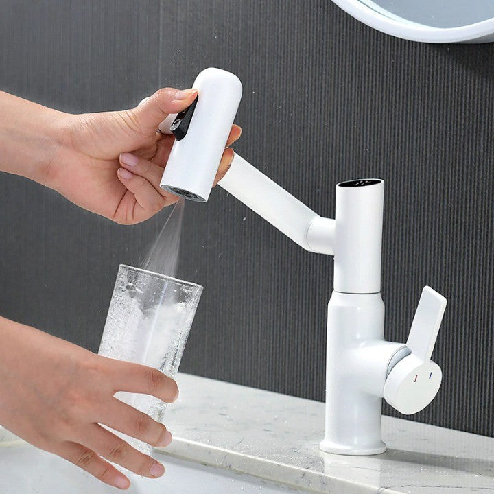 Maliben | Digital Temperature Full Rotation Ultra Spin Basin Faucet