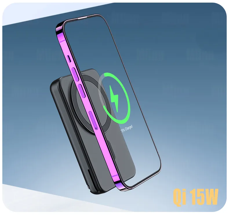 Maliben | 3in1 Magnetic Fast Charging Magsafe Power Bank Station