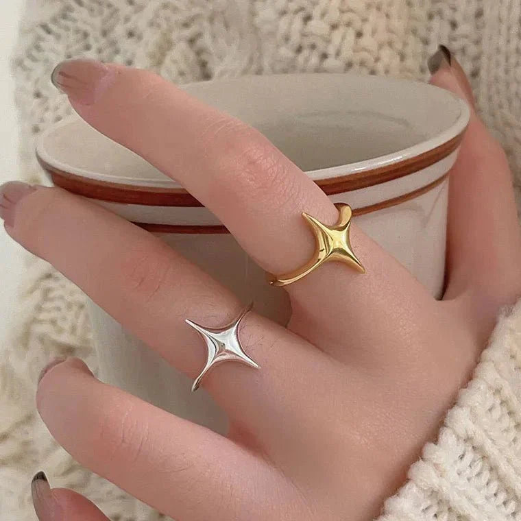 Maliben | Resizable North Star Rings