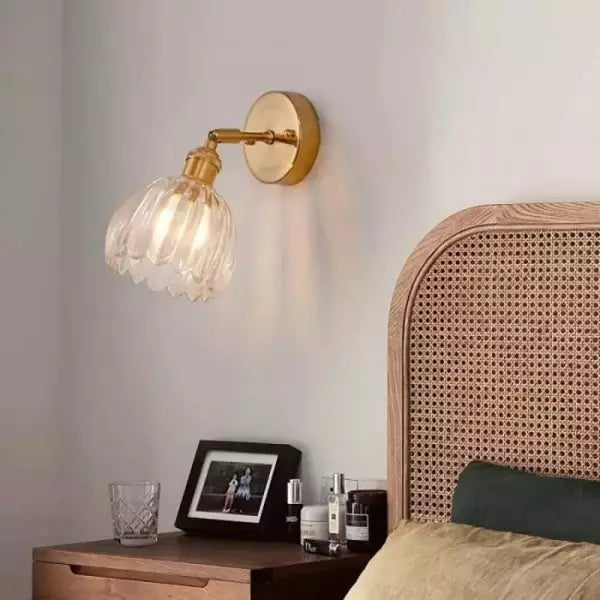 Maliben | Retro – Wall Light Glass Tulip Bud