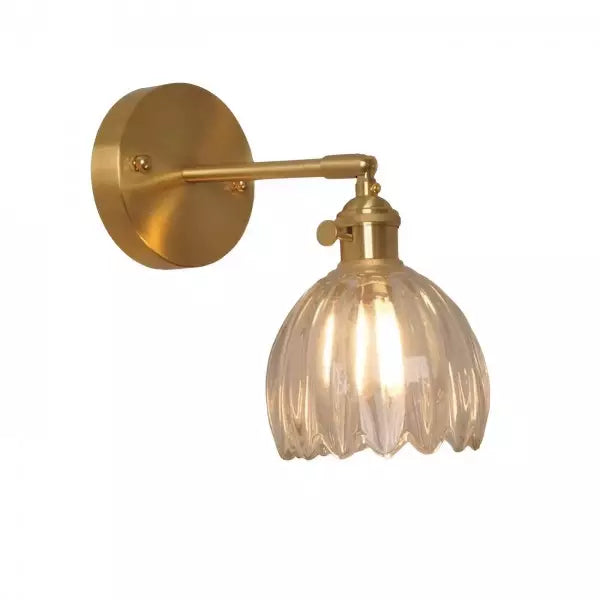 Maliben | Retro – Wall Light Glass Tulip Bud