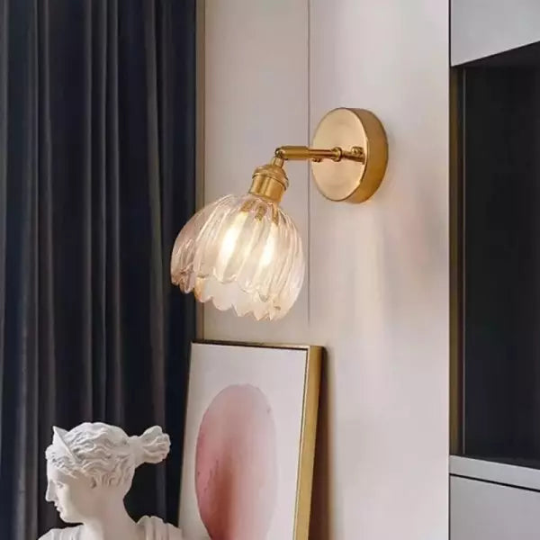 Maliben | Retro – Wall Light Glass Tulip Bud