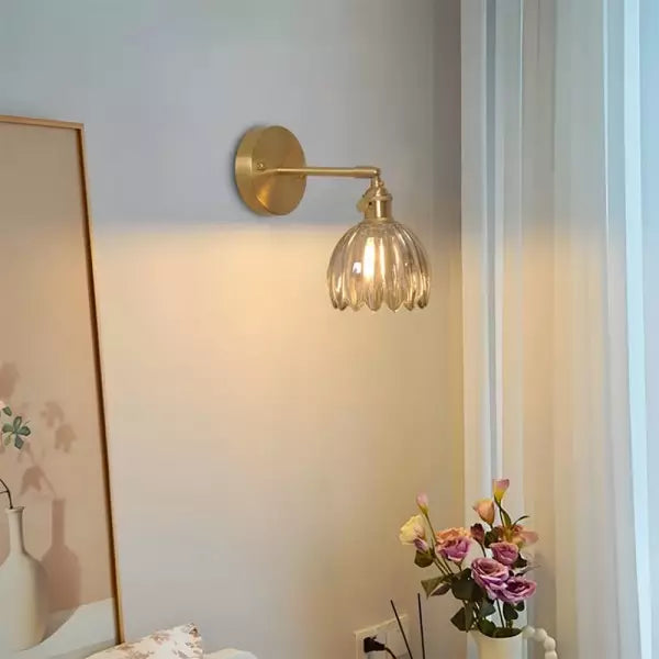 Maliben | Retro – Wall Light Glass Tulip Bud