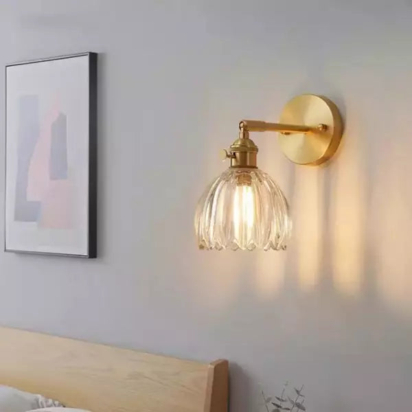 Maliben | Retro – Wall Light Glass Tulip Bud